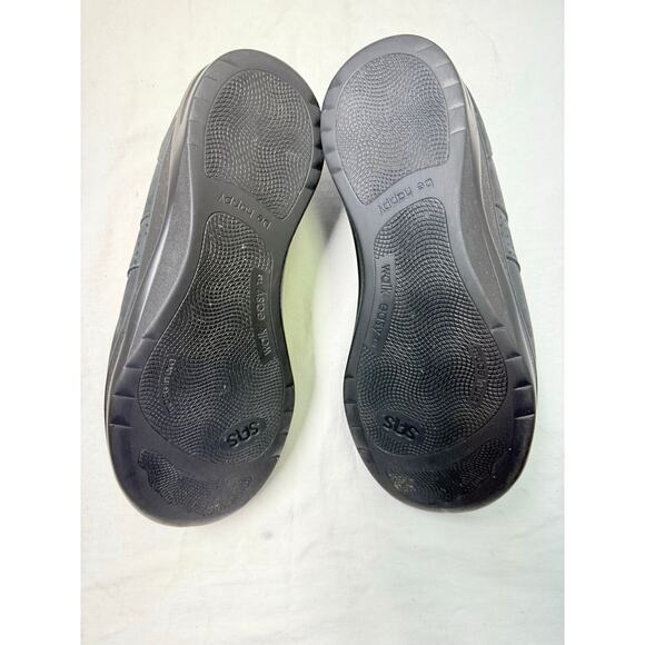 SAS Women's Walk Easy Nero Black Suede Shoes Size 9W SMADE IN USA - Picture 6 of 12